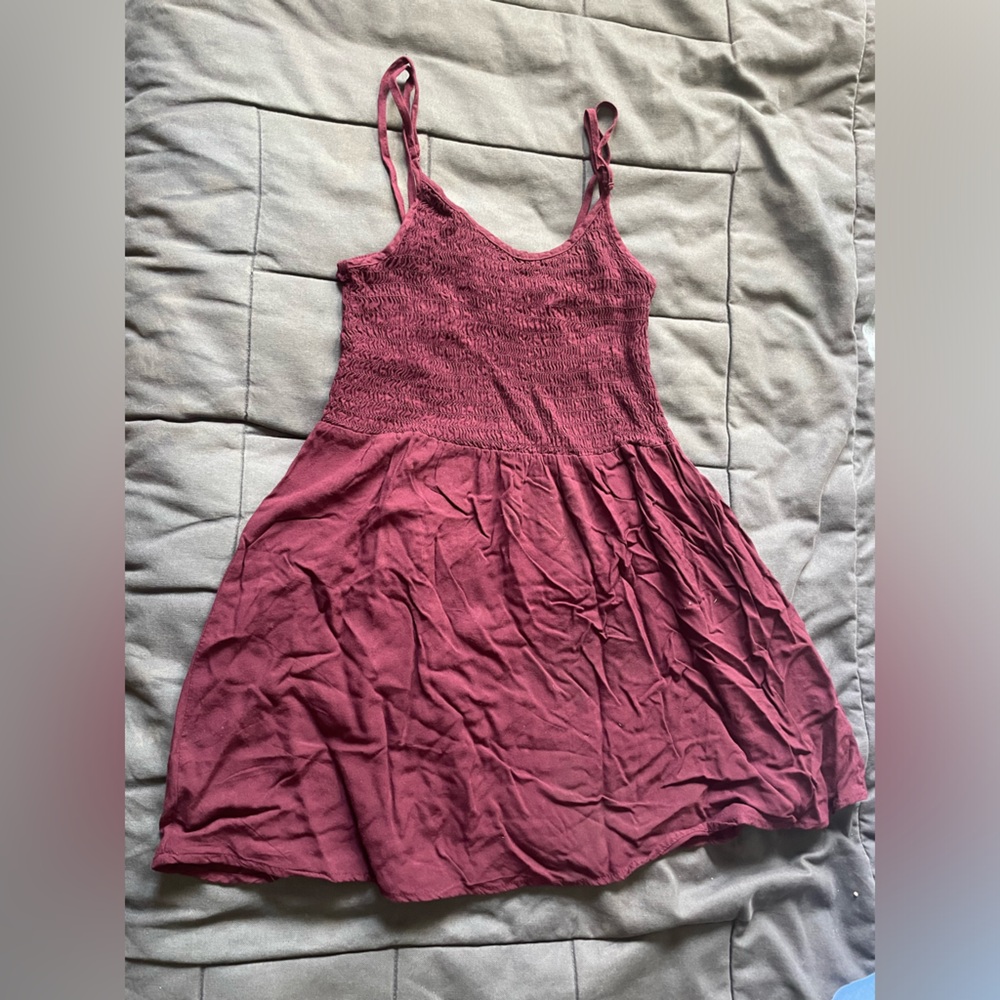 Aeropostale Mini Maroon Dress
